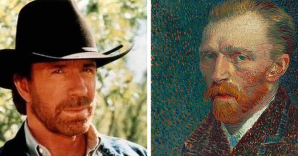 Chuck Norris and Vincent Van Gogh