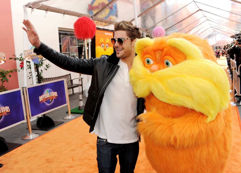 Zac Efron's Condom Was The Star Of The Lorax Premiere