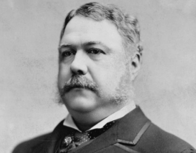 <span>19. </span>Chester A. Arthur (1881-1885)